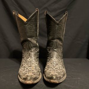 Old Gringo Milagros Cross Western Boots Size 8B, Used